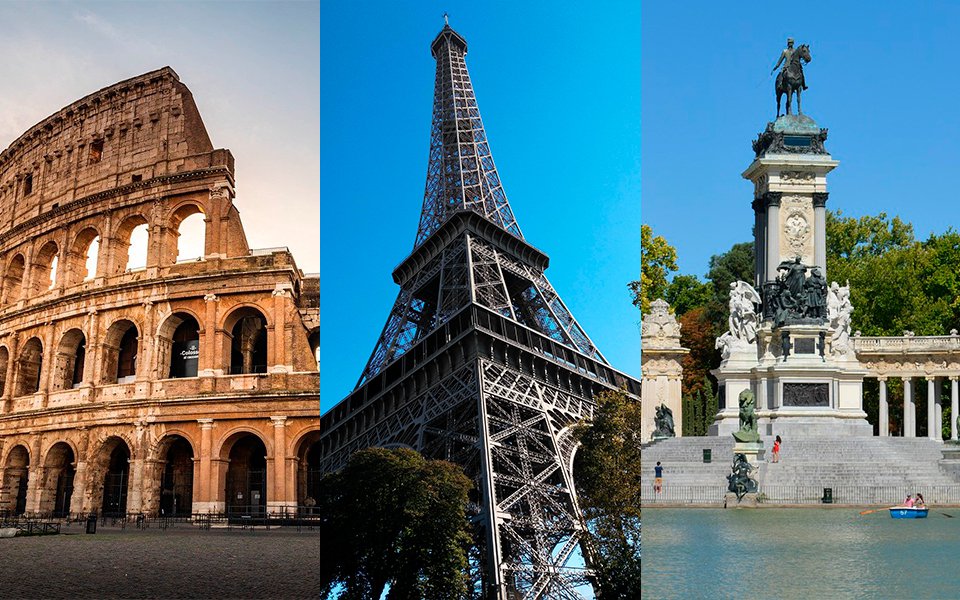 Italia, Francia y Espa&ntilde;a